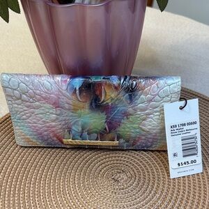 Brahmin Aby   Wallet Prism Melbourne Genuine with Gold Accent